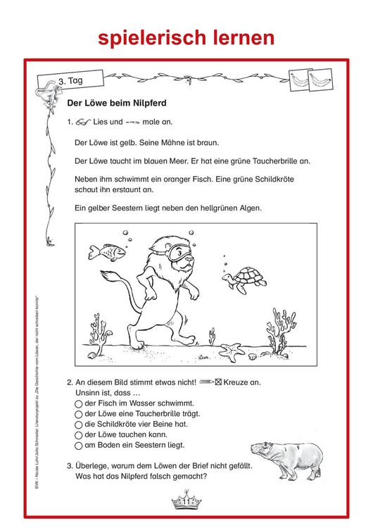Produktbild: Literaturprojekt zu Die Geschichte vom L&ouml;wen, der nicht schreiben konnte