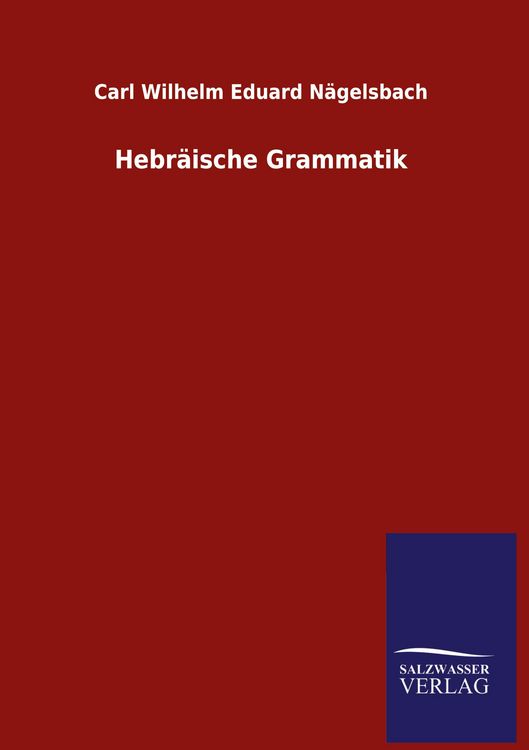 Produktbild: Hebr&auml;ische Grammatik