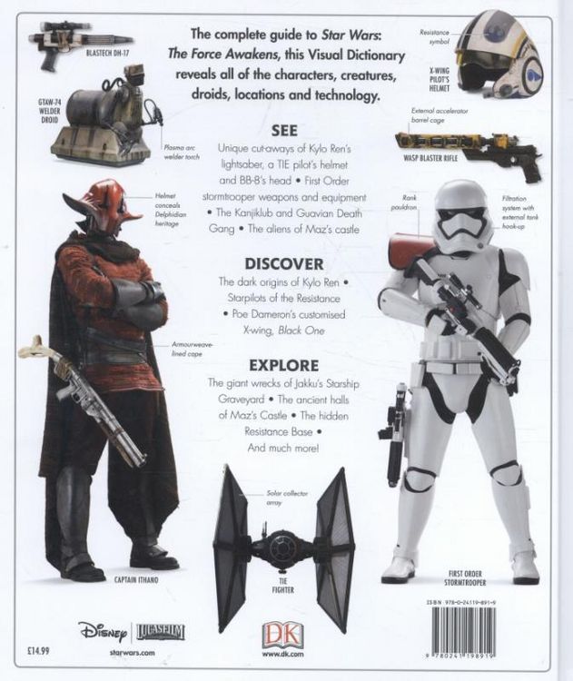 Produktbild: Hidalgo, P: Star Wars The Force Awakens The Visual Dictionar
