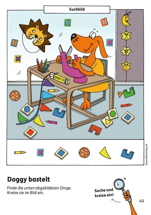 Produktbild: Kindergartenblock ab 4 Jahre – Rätsel-Spaß, Konzentration und Logik