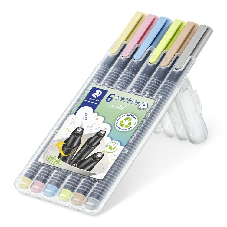 Produktbild: STAEDTLER triplus fineliner 334 Fineliner, 6er Set, 334 SB6 PA