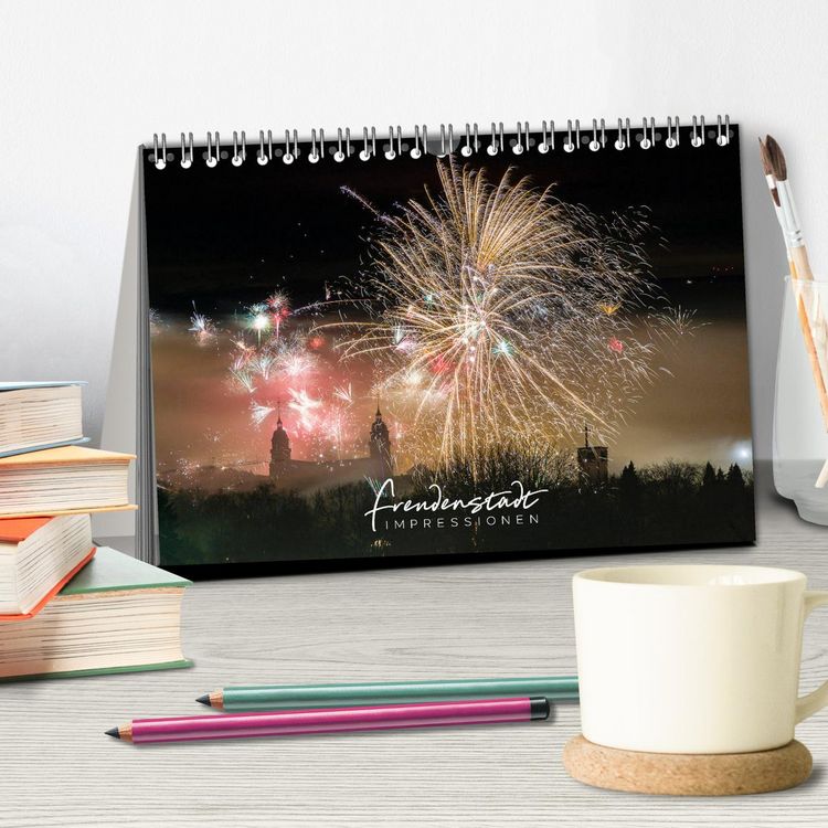 Produktbild: Freudenstadt-Impressionen (Tischkalender 2026 DIN A5 quer), CALVENDO Monatskalender