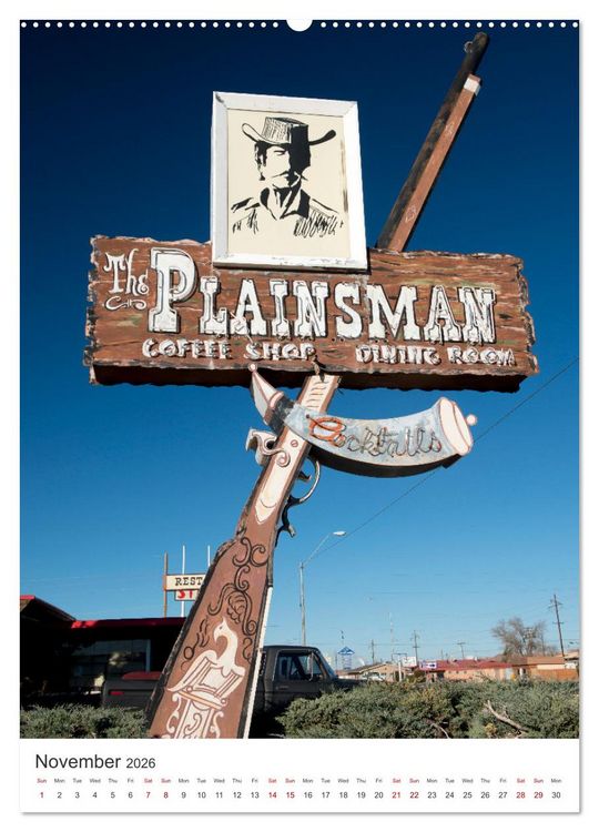 Produktbild: Historic Route 66 Motel (Wall Calendar 2026 DIN A2 portrait), CALVENDO 12 Month Wall Calendar