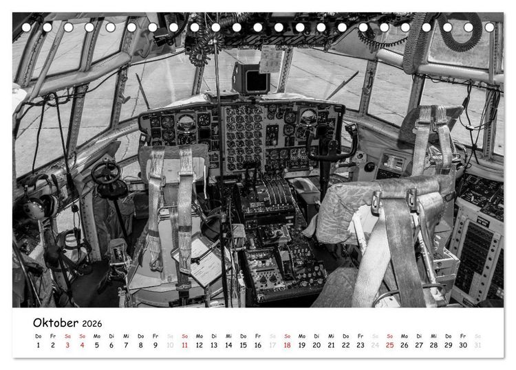 Produktbild: Flight deck - das beste B&uuml;ro (Tischkalender 2026 DIN A5 quer), CALVENDO Monatskalender