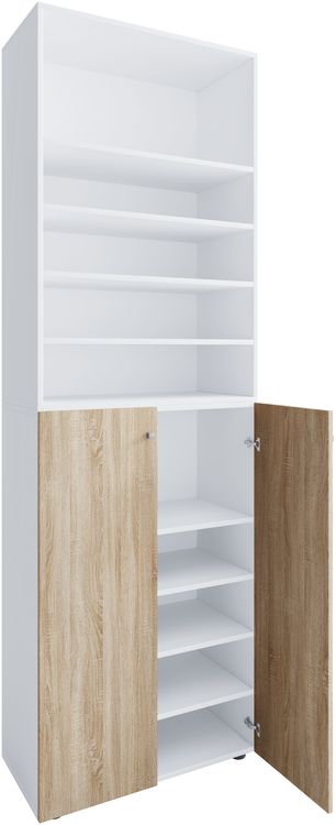 Produktbild: XL Holz Gro&szlig;er Schuhschrank Schuhkommode Lona 10