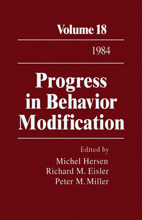 Produktbild: Progress in Behavior Modification
