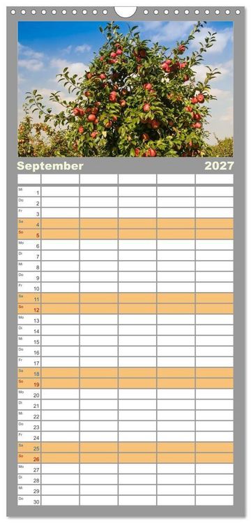 Produktbild: Familienplaner 2027 - Das Alte Land- im Rhythmus der Jahreszeiten mit 5 Spalten (Wandkalender, 21 x 45 cm) CALVENDO