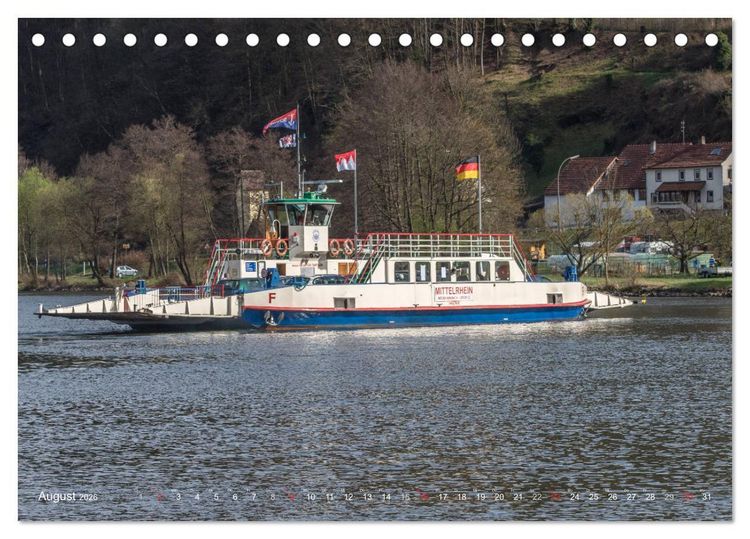Produktbild: Mainf&auml;hren in Franken (Tischkalender 2026 DIN A5 quer), CALVENDO Monatskalender