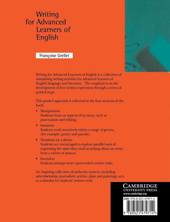 Produktbild: Writing for Advanced Learners of English