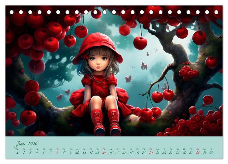 Produktbild: Magie der Kindheit (Tischkalender 2026 DIN A5 quer), CALVENDO Monatskalender