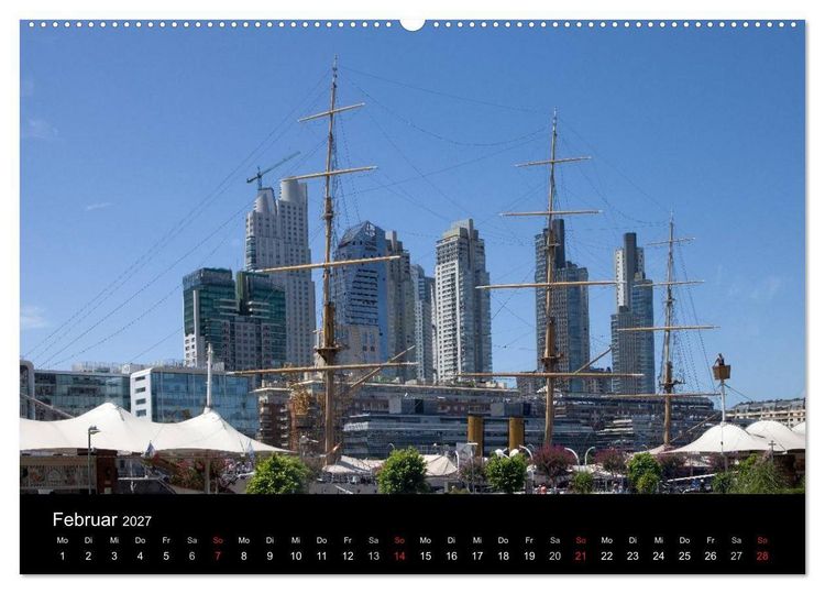 Produktbild: Buenos Aires (hochwertiger Premium Wandkalender 2027 DIN A2 quer), Kunstdruck in Hochglanz