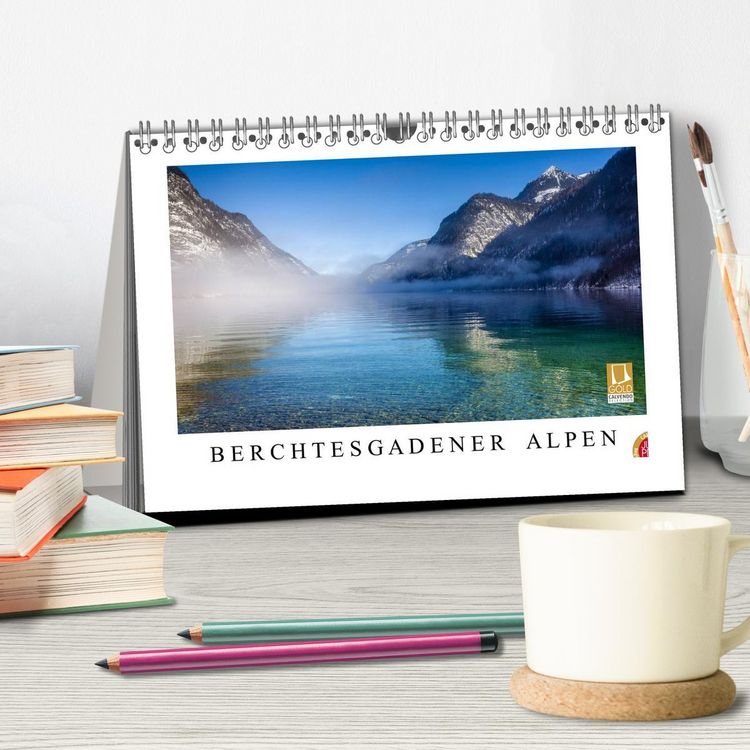 Produktbild: Berchtesgadener Alpen - Land von Watzmann und K&ouml;nigssee (Tischkalender 2026 DIN A5 quer), CALVENDO Monatskalender