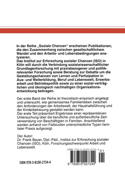 Produktbild: Zeitbewirtschaftung in Familien
