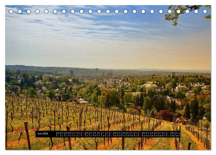 Produktbild: Wiesbaden Aquis Mattiacis (Tischkalender 2026 DIN A5 quer), CALVENDO Monatskalender
