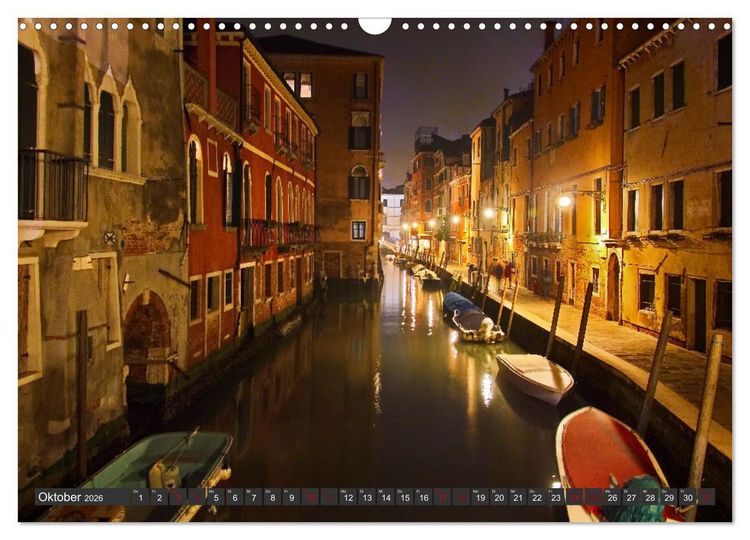 Produktbild: Venedig - Die Lagunenstadt (Wandkalender 2026 DIN A3 quer), CALVENDO Monatskalender