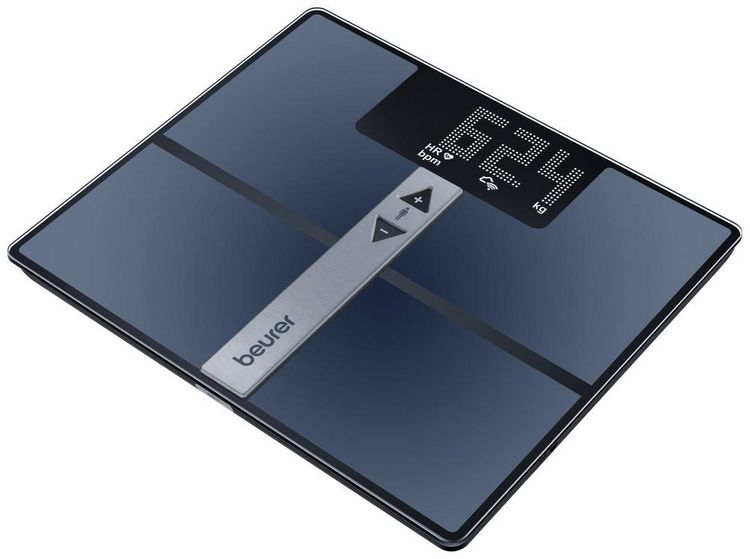 Produktbild: Beurer BF 980 WIFI K&ouml;rperanalysewaage 76009 digital W&auml;gebereich (max.)=180kg Schwarz