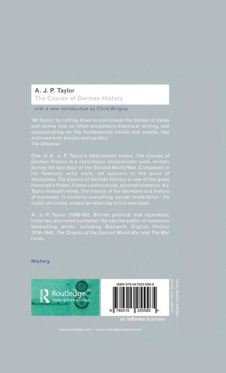 Produktbild: The Course of German History