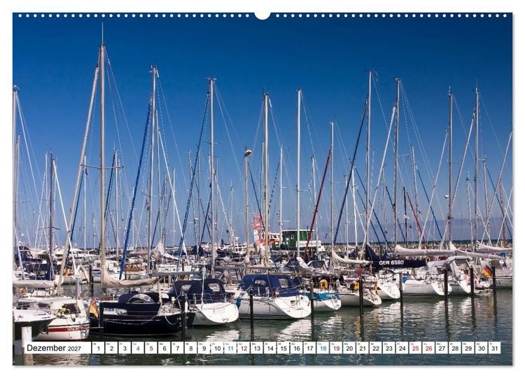 Produktbild: Die Ostseek&uuml;ste von Neustadt bis Travem&uuml;nde (Wandkalender 2027 DIN A2 quer), CALVENDO Monatskalender
