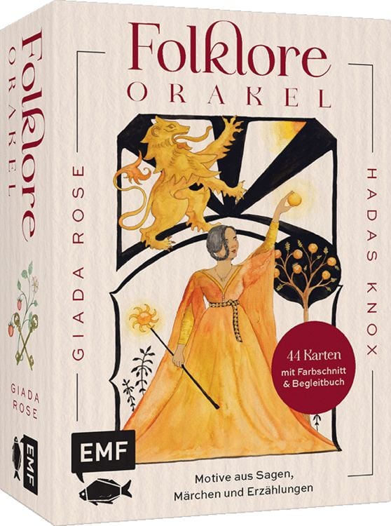 Produktbild: Orakel-Kartenset: Folklore Orakel | Die Liebe, die Reise, die Prophezeiung &ndash; Integriere die zentralen Motive aus Sagen, M&auml;rchen und Erz&auml;hlungen in deine Legung