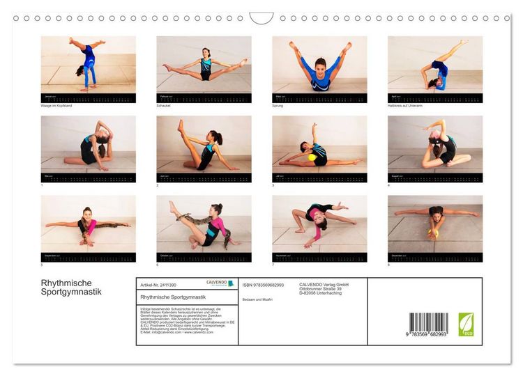 Produktbild: Rhythmische Sportgymnastik (Wandkalender 2027 DIN A3 quer), CALVENDO Monatskalender