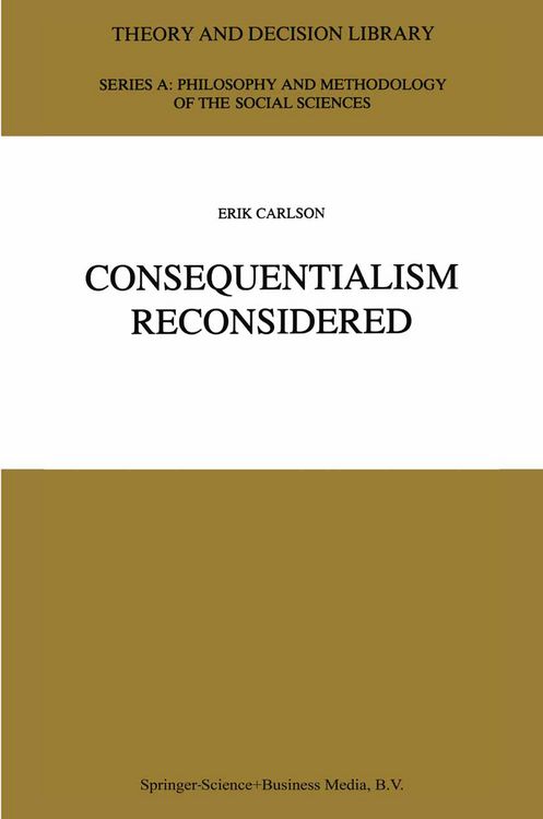 Produktbild: Consequentialism Reconsidered