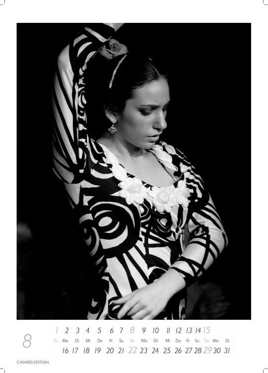Produktbild: Flamenco schwarz-weiss Kalender 2027 &ndash; Wandkalender | Fotokalender | Tanzkalender| Spanien 42x59cm &ndash; . mit eindrucksvollen Flamenco-Fotos, Tanz & Musik &ndash; F&uuml;r Fans spanischer Kultur & Andalusien.