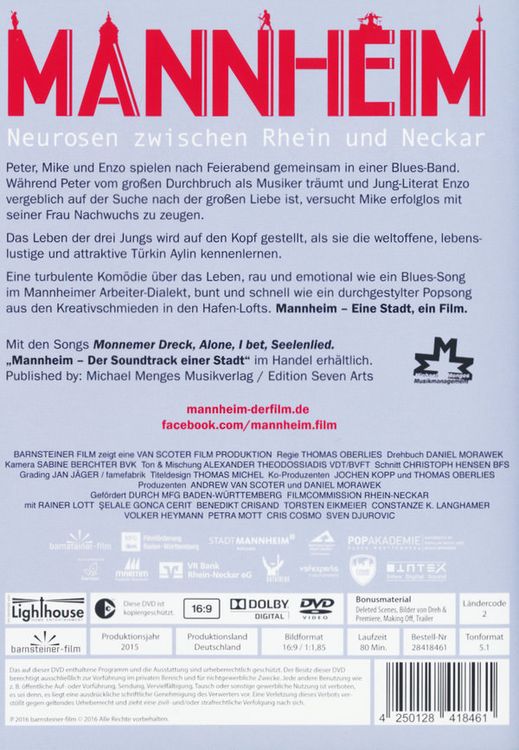 Produktbild: Mannheim - Neurosen zwischen Rhein und Neckar