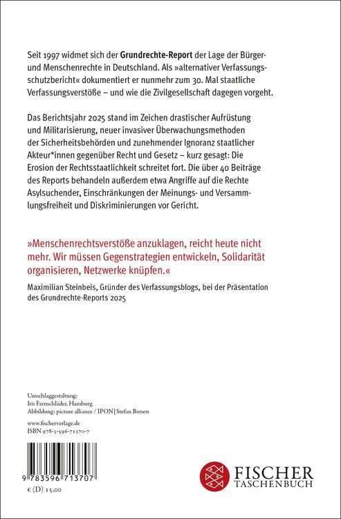 Produktbild: Grundrechte Report 2026