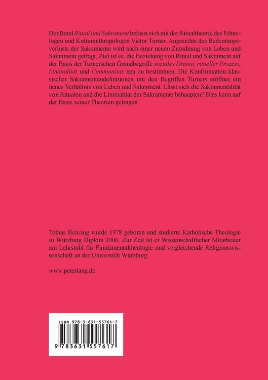 Produktbild: Ritual und Sakrament