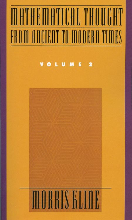 Produktbild: Mathematical Thought From Ancient to Modern Times, Volume 2