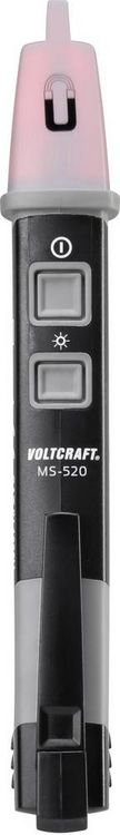 Produktbild: VOLTCRAFT MS-520 Ber&uuml;hrungsloser Spannungspr&uuml;fer CAT IV 1000V LED, Akustik