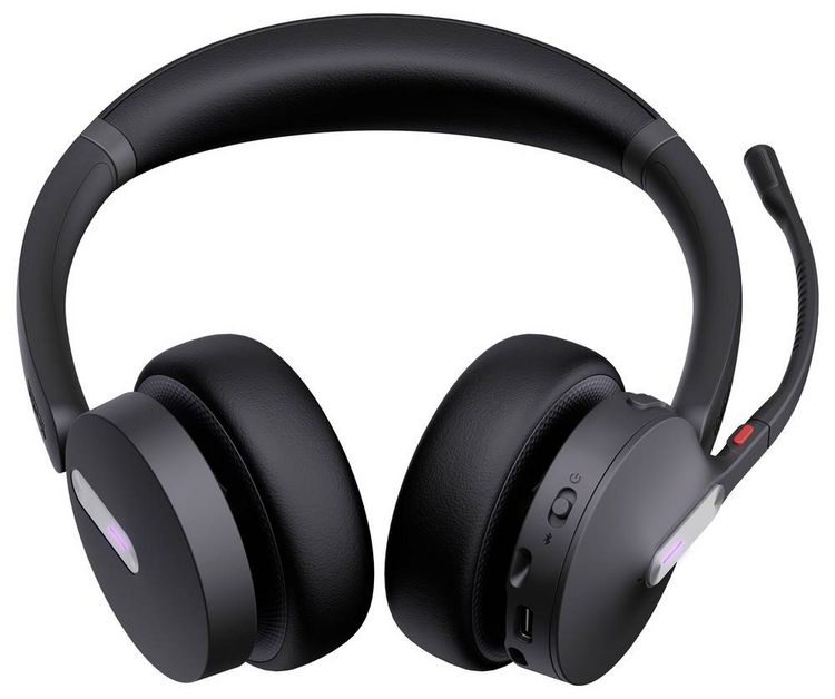 Produktbild: Yealink Headset WH64 Dual Teams On Ear Headset Schwarz