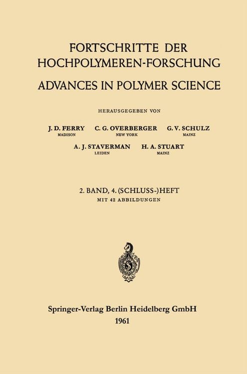Produktbild: Advances in Polymer Science / Fortschritte der Hochpolymeren-Forschung