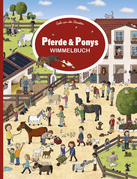 Produktbild: Pferde und Ponys Wimmelbuch Pocket