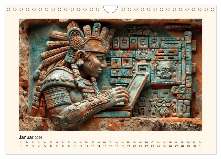 Produktbild: Die Maya und ihre Geheimnisse (Wandkalender 2026 DIN A4 quer), CALVENDO Monatskalender