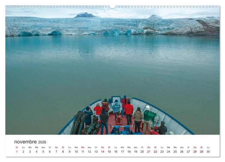 Produktbild: L'&eacute;t&eacute; sur les &icirc;les Svalbard (Calendrier mural 2026 DIN A2 vertical), CALVENDO calendrier mensuel