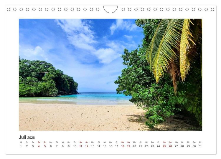 Produktbild: Jamaika - Perle der Karibik 2026 (Wandkalender 2026 DIN A4 quer), CALVENDO Monatskalender