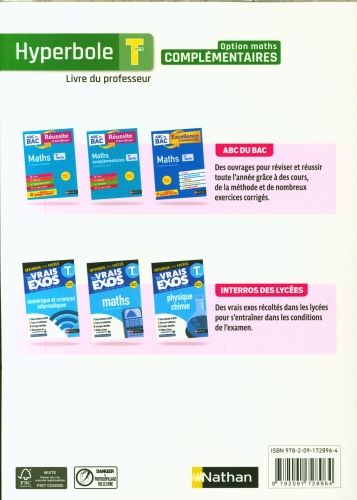 Produktbild: Hyperbole : math&eacute;matiques Terminale, option maths compl&eacute;mentaires