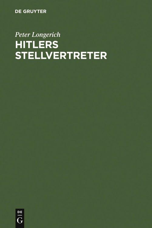 Produktbild: Hitlers Stellvertreter