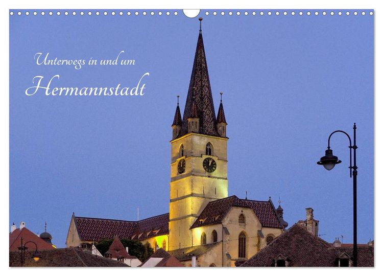 Produktbild: Unterwegs in und um Hermannstadt (Wandkalender 2026 DIN A3 quer), CALVENDO Monatskalender