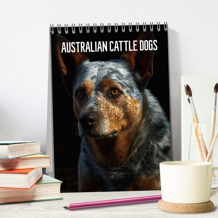 Produktbild: Australian Cattle Dogs (Tischkalender 2026 DIN A5 hoch), CALVENDO Monatskalender