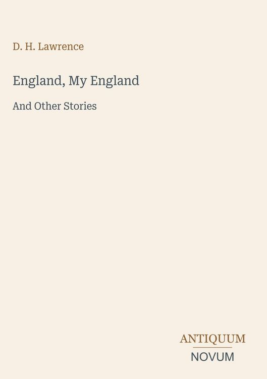 Produktbild: England, My England