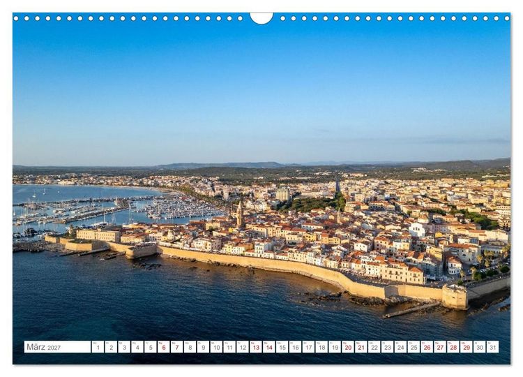 Produktbild: Sardinien. Sch&ouml;ne Landschaften und bunte St&auml;dte. (Wandkalender 2027 DIN A3 quer), CALVENDO Monatskalender