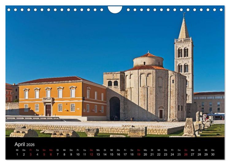 Produktbild: Gr&uuml;&szlig;e aus Kroatien (Wandkalender 2026 DIN A4 quer), CALVENDO Monatskalender