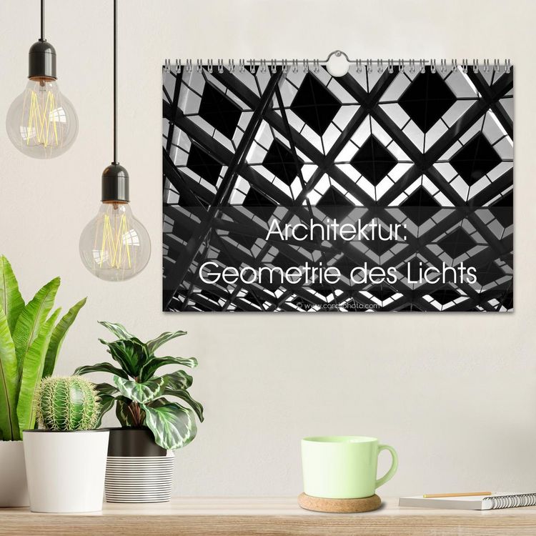 Produktbild: Architektur: Geometrie des Lichts (Wandkalender 2026 DIN A4 quer), CALVENDO Monatskalender