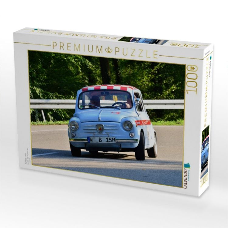Produktbild: CALVENDO Puzzle Fiat 600 - 1963 | 1000 Teile Lege-Gr&ouml;&szlig;e 64x48cm Foto-Puzzle f&uuml;r gl&uuml;ckliche Stunden