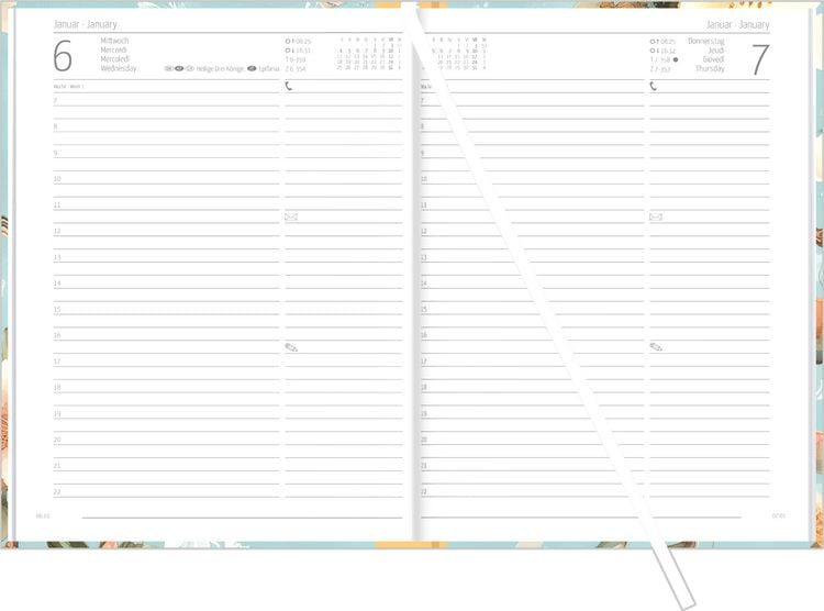Produktbild: Buchkalender Style Summertime 2027