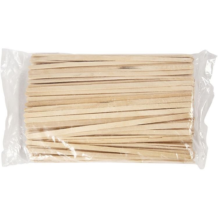 Produktbild: Creativ Company Eisstiele, L 19 cm, B 6 mm, Natur, 200 Stk