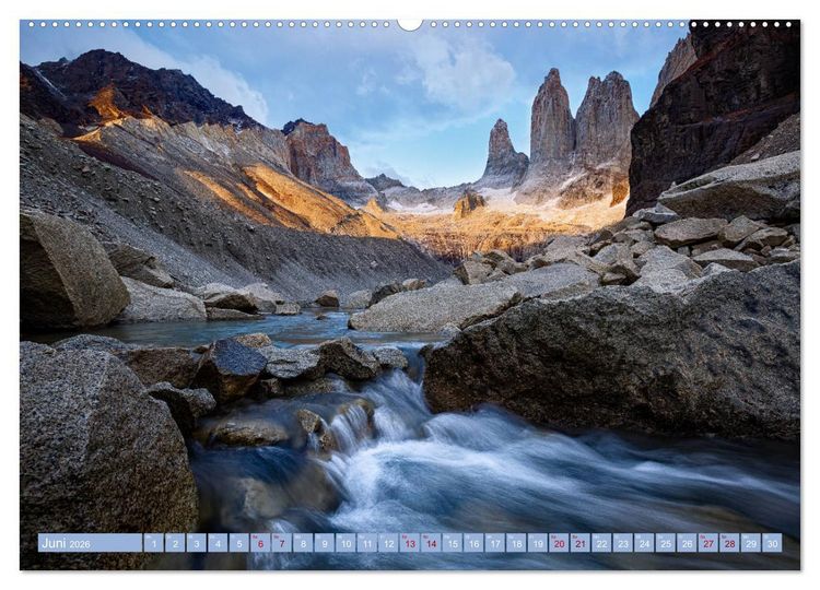 Produktbild: Patagonien: Einzigartige Landschaft am Ende der Welt (hochwertiger Premium Wandkalender 2026 DIN A2 quer), Kunstdruck in Hochglanz