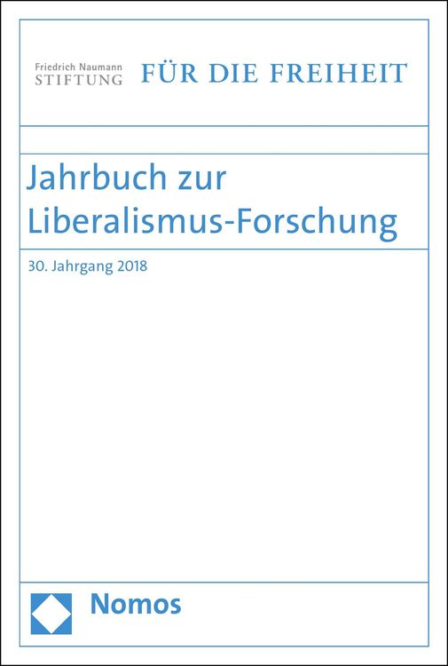 Produktbild: Jahrbuch zur Liberalismus-Forschung